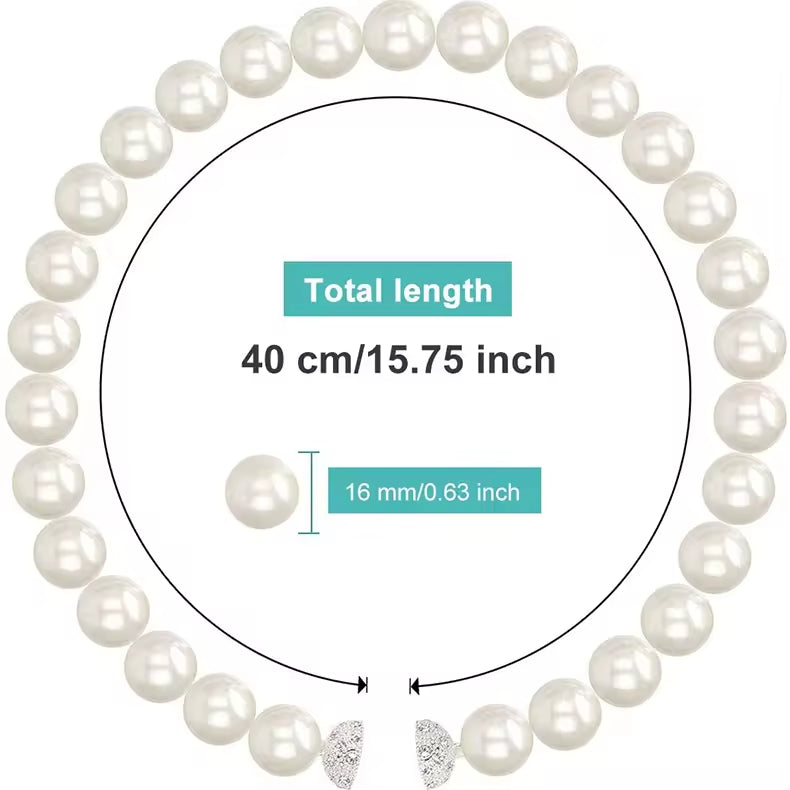 Antique White Decoration Magnetic Pearl Curtain Tie Holder Accessories for Curtains