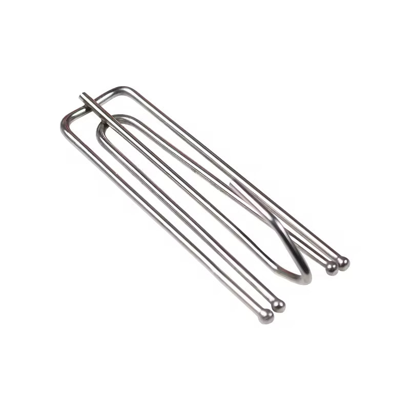 Hot Selling Fork Electroplating Four Claw Hooks Thicken Shower Curtain Hooks Accessories