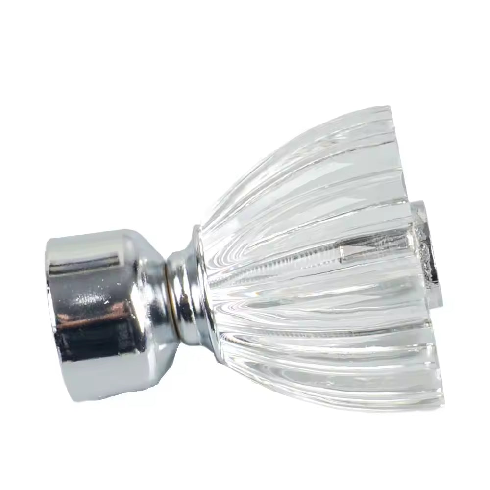 High Quality 25mm clear Crystal Window Curtain Hardware Accessory for Curtain Rod