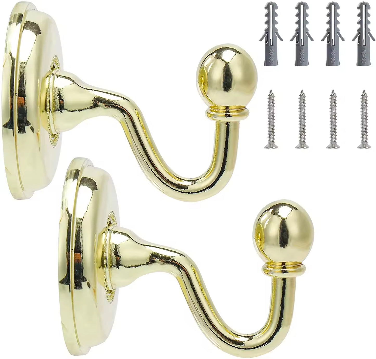 Guangdong Eco-friendly Antique Copper Iron Window Curtain Tieback Hooks for Curtains