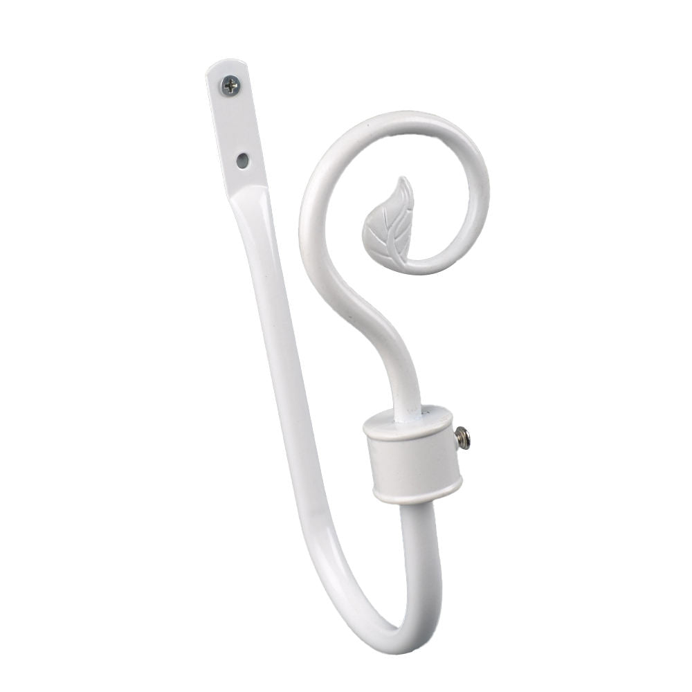 Modern White Metal Accessories Tie Back Hook Tassels Curtain Tiebacks Elegant Decorative Rope Holder Classic Luxury