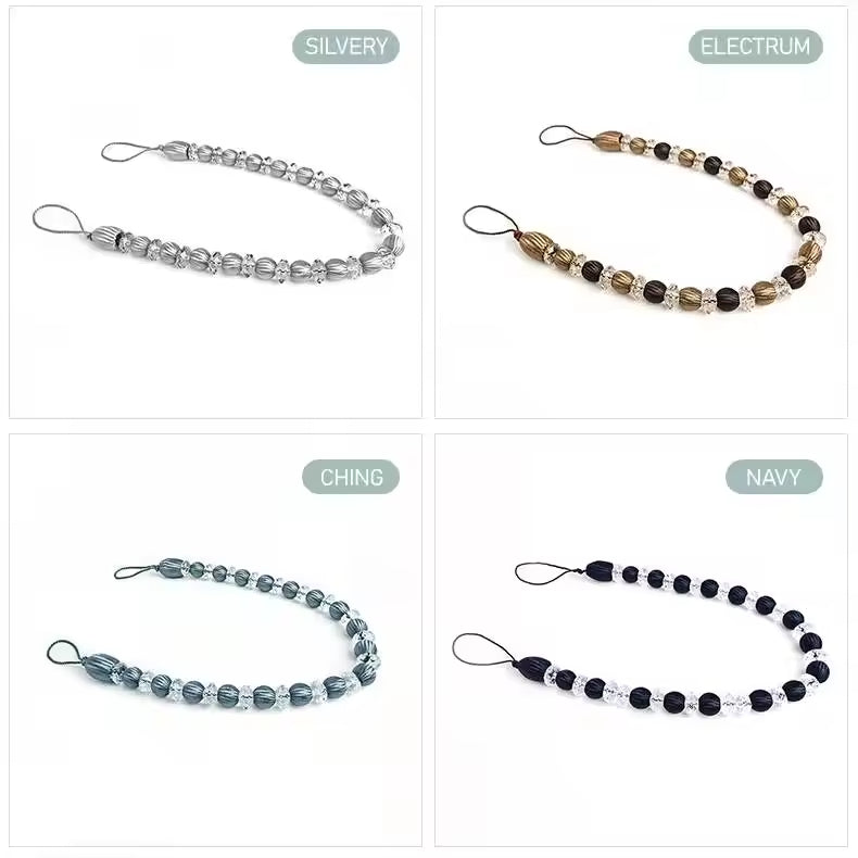New Style Living Room Decoration 2 Pieces Acrylic Curtain Tie Back Accessories Luxury