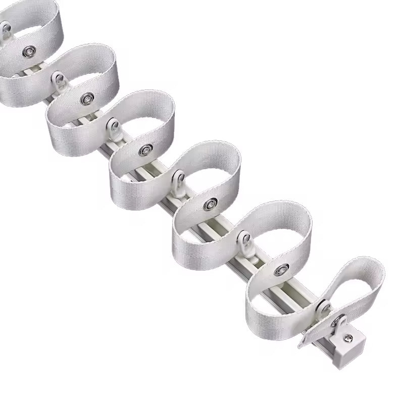 Recessed Ripple Wave Curtain Rail Adjustable Room Divider Sliding s Fold Ceiling Curtain Track