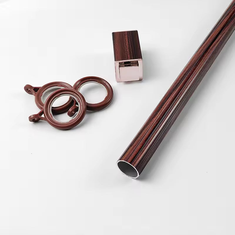Wholesale Double Aluminum Metal Curtain Rods Set for Home Decor