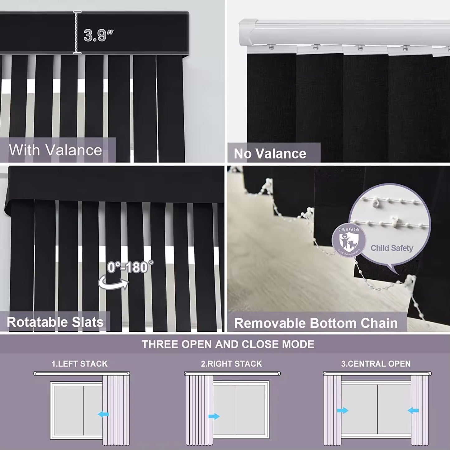 Custom Size China Window Blackout Dual Shades High Quality Electric Remote Control Vertical Blinds