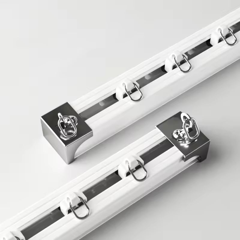 Modern Wave Single Curtain Track Rail S Shape 6m Aluminum Alloy Home Accessory Factory Direct