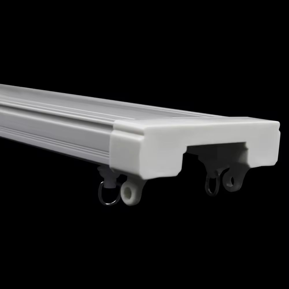 Wholesale Customized PVC Double Curtain Track Factory Price Curtain Poles Tracks & Accessories