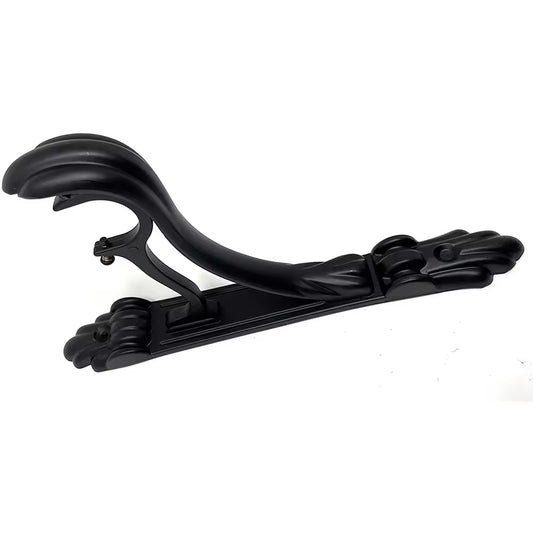 Wall Mounted 28mm Black Metal Double Curtain Rod Support for Hanging Curtains