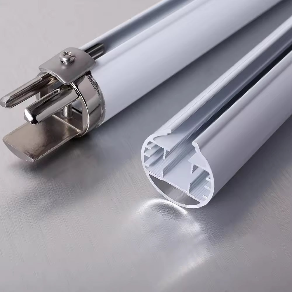 3m White Automatic Motorized Curtain Rods Set System with Accessories in Stock