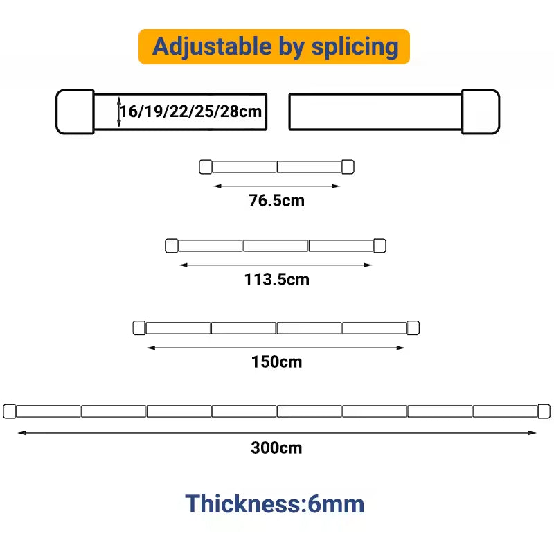 & Garden Home Decor Curtain Poles, Tracks & Accessories Wholesale Extendable Double Curtain Rod Set Simple Metal Pole with Adjustable Features Curtain Tracks and Accessories