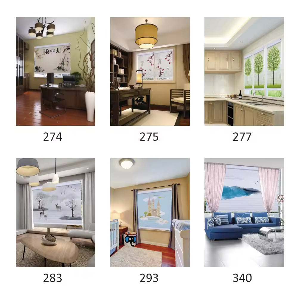 Modern Luxury Beautiful Blackout Roman Motorised Roller Blinds Metal Christmas UV Protection Window Roller OEM & ODM Traditional