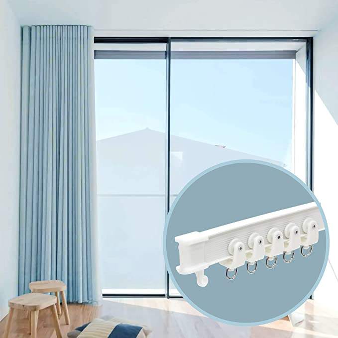 Curtain Track Rails De Rideau Hospital PVC Universal Bendable Flexible Plastic Maison Window Home Deformable Soft Pistas Cortina