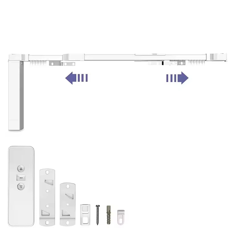 Electronic Curtain Track System Remote Control Automation Smart Curtain Rail