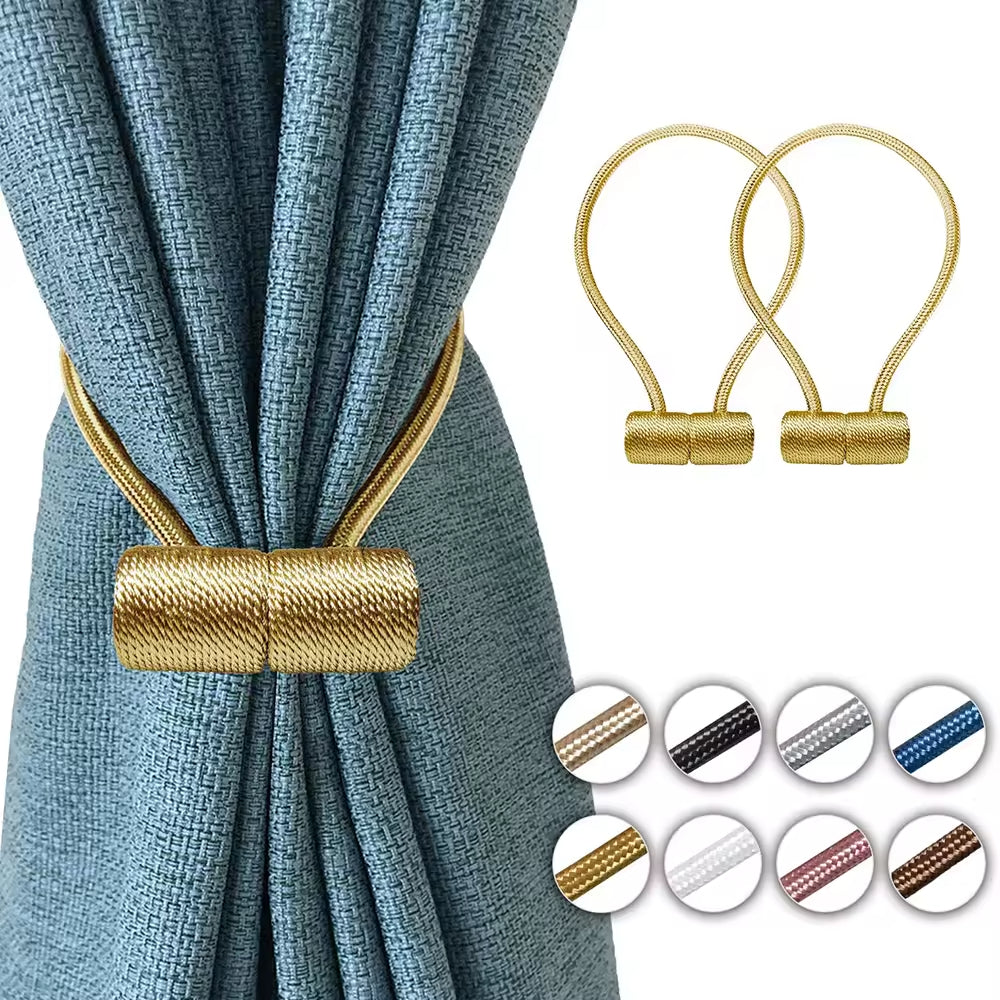 Factory Supply Curtain Tieback Wholesale Colorful Magnetic Curtain Tieback Gold