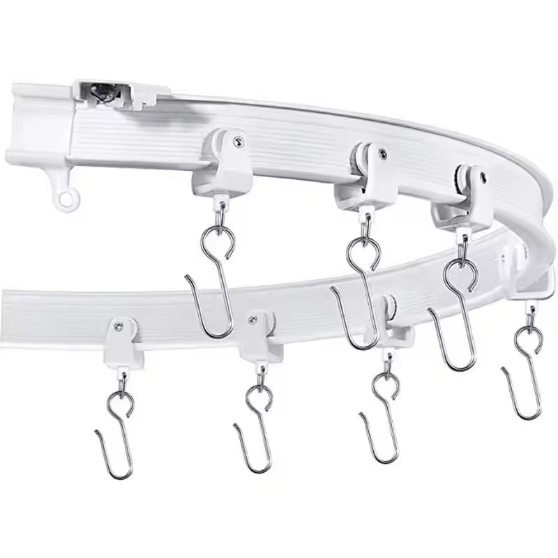 Cheap Price Plastic Bendable Curtain Track 3M 5M 7M 10M 12M Hot Selling Curved Curtain Track