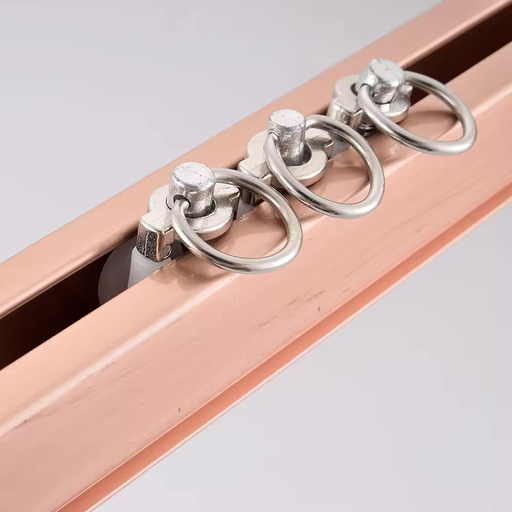 Straight Wall Mounted Aluminum Profile Curtain Rod Curtain Slide Window Sliding Track Rail