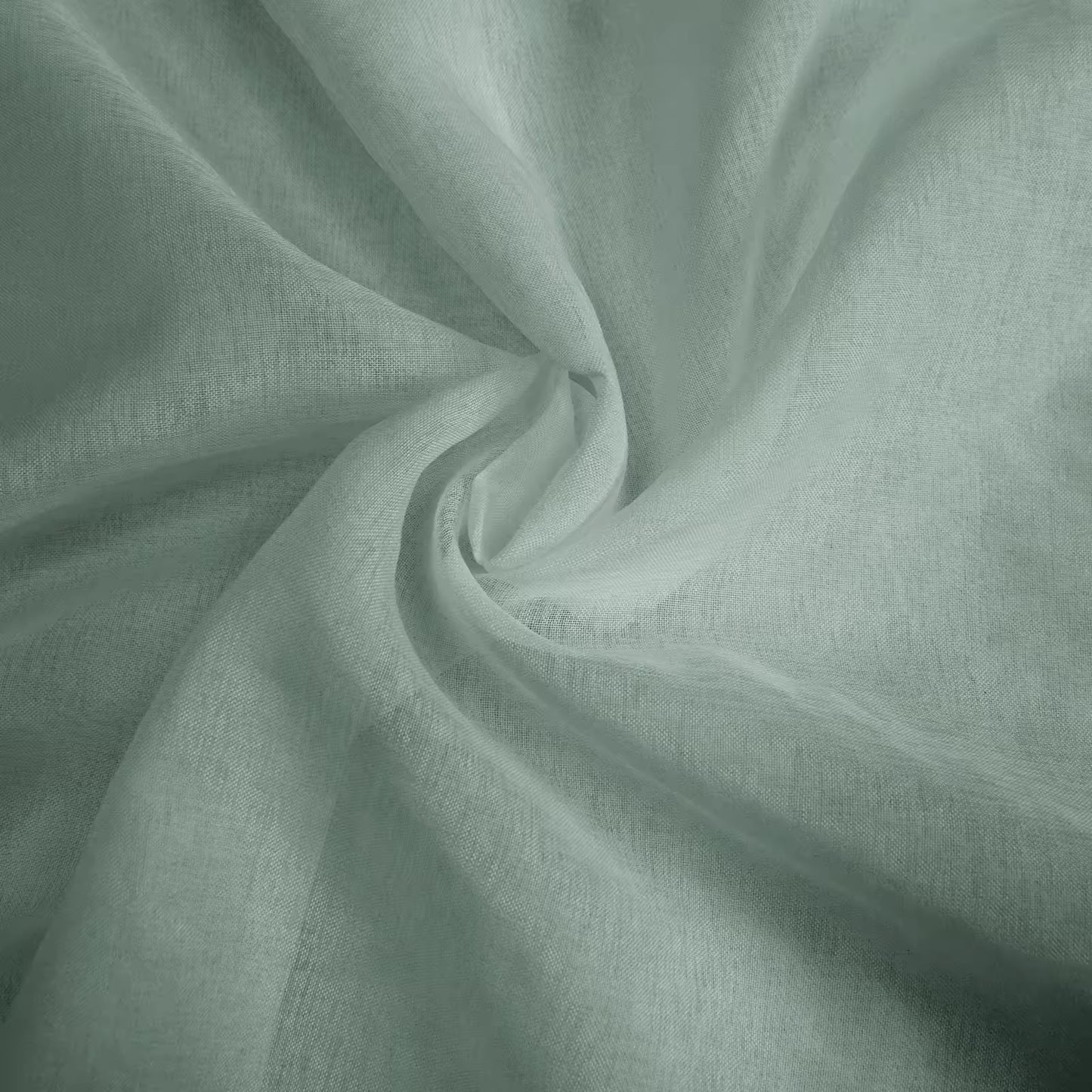 Green Sheer Curtains Semi Transparent French Door Curtain Eco-friendly French Window Curtains