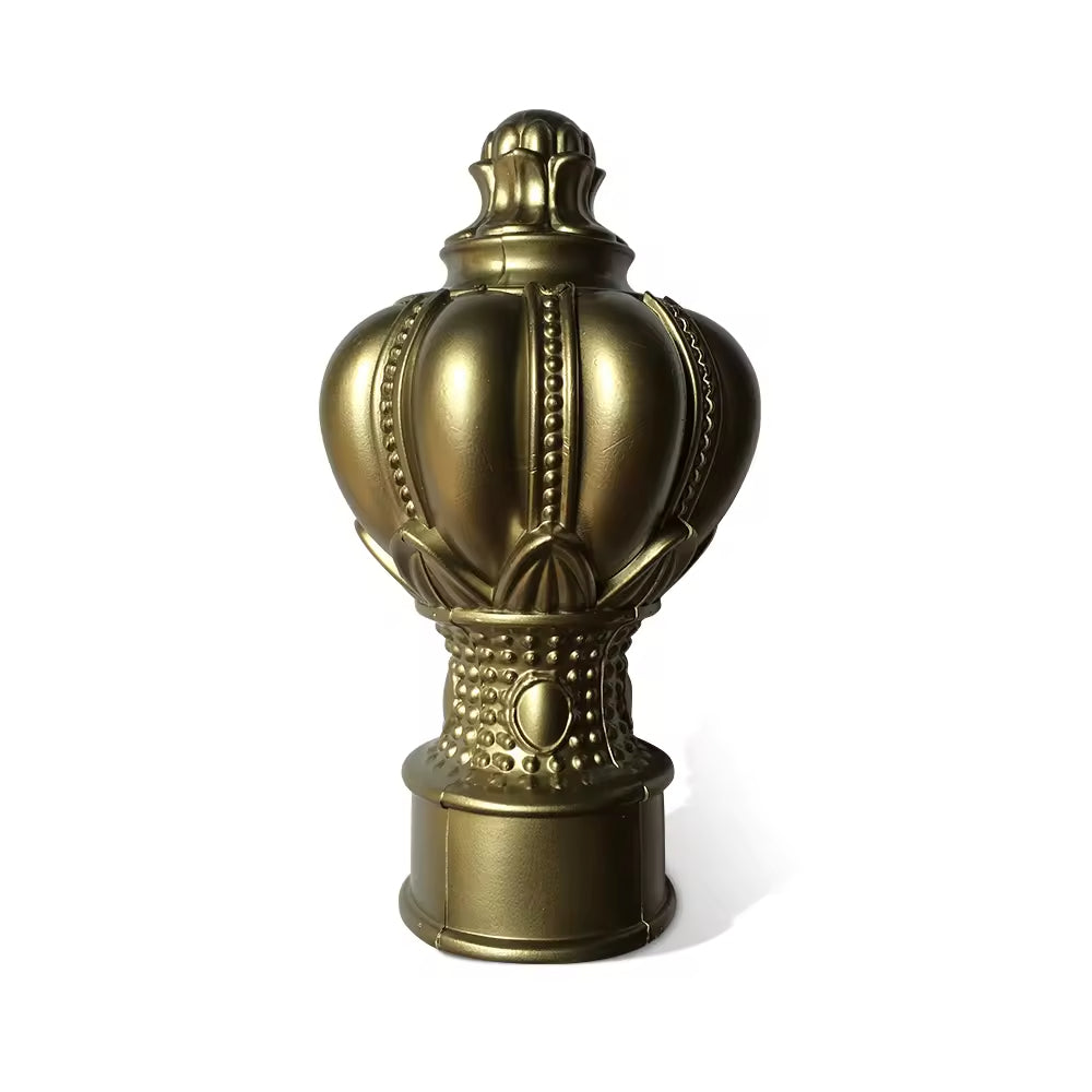New Arrivals Luxury 28mm PP Plastic Curtain Decoration Curtain Rod Head for windows Decoration
