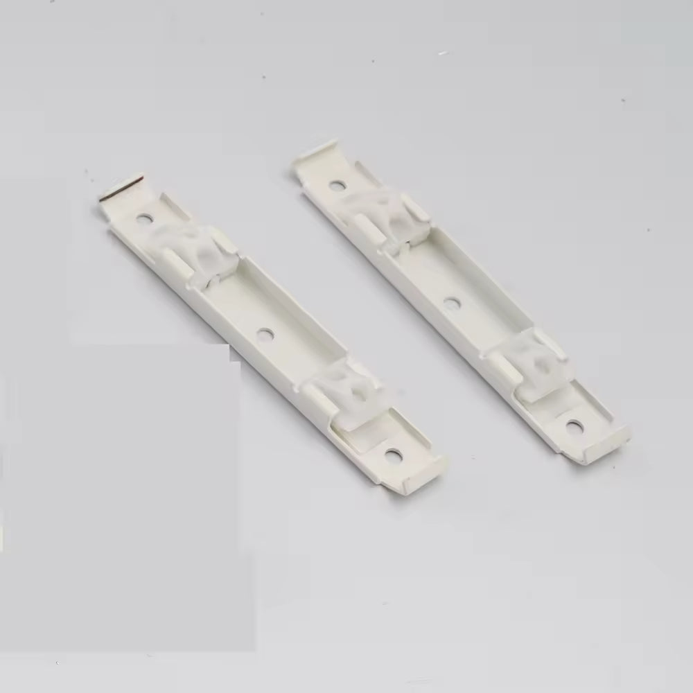 20mm Heavy Duty White Double Wall Mounted Metal Curtain Track Rail Bracket