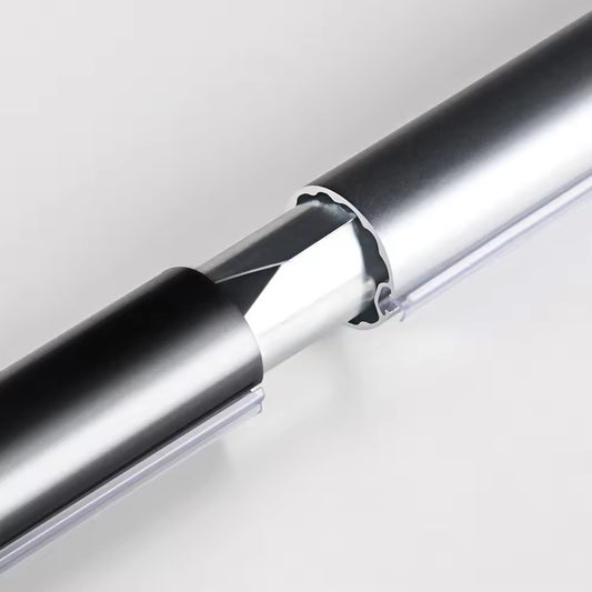 Double Curtain Pole Window Pipe Decorative Aluminum Curtain Rod Sets for Home Decor