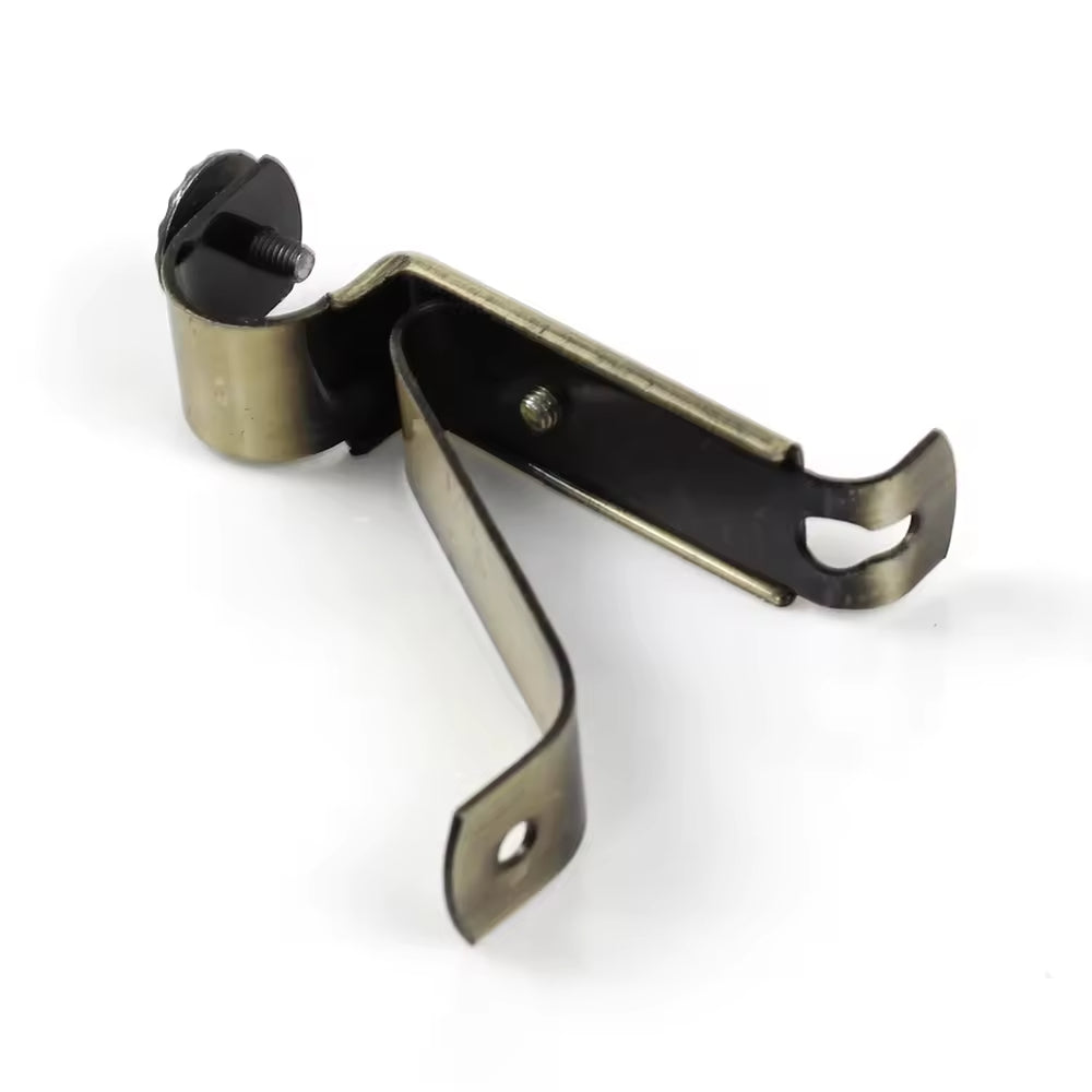 Wholesale Metal 25mm 28mm Curtain Rod Bracket Low Price Single Curtain Pole Bracket