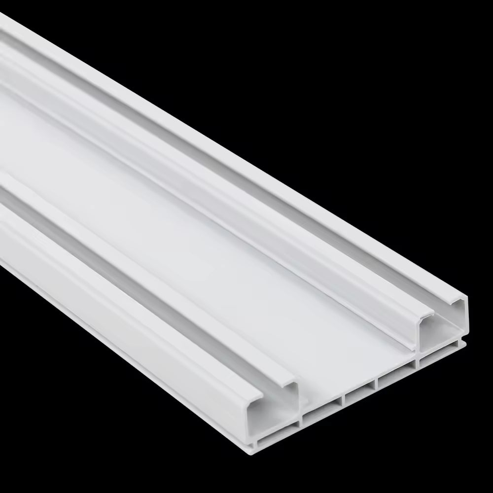 Wholesale Customized PVC Double Curtain Track Factory Price Curtain Poles Tracks & Accessories