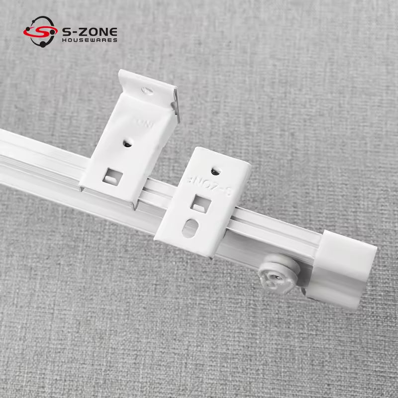 Aluminum Curtain Track Rail Ceiling Mounted Curtain Rails Eco-friendly Bendable Curtain Track