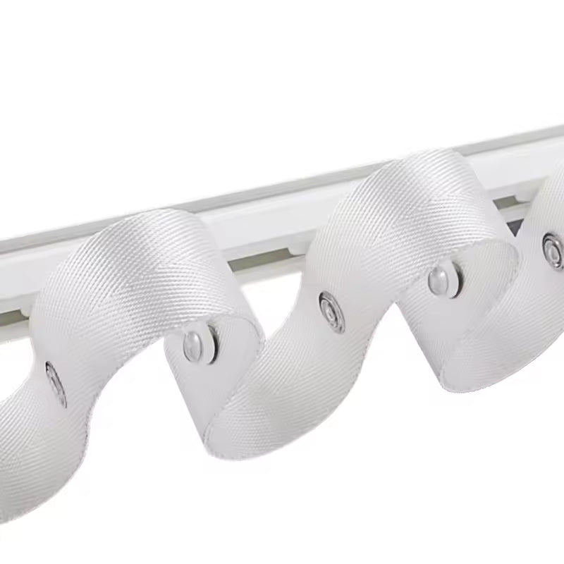 Recessed Ripple Wave Curtain Rail Adjustable Room Divider Sliding s Fold Ceiling Curtain Track