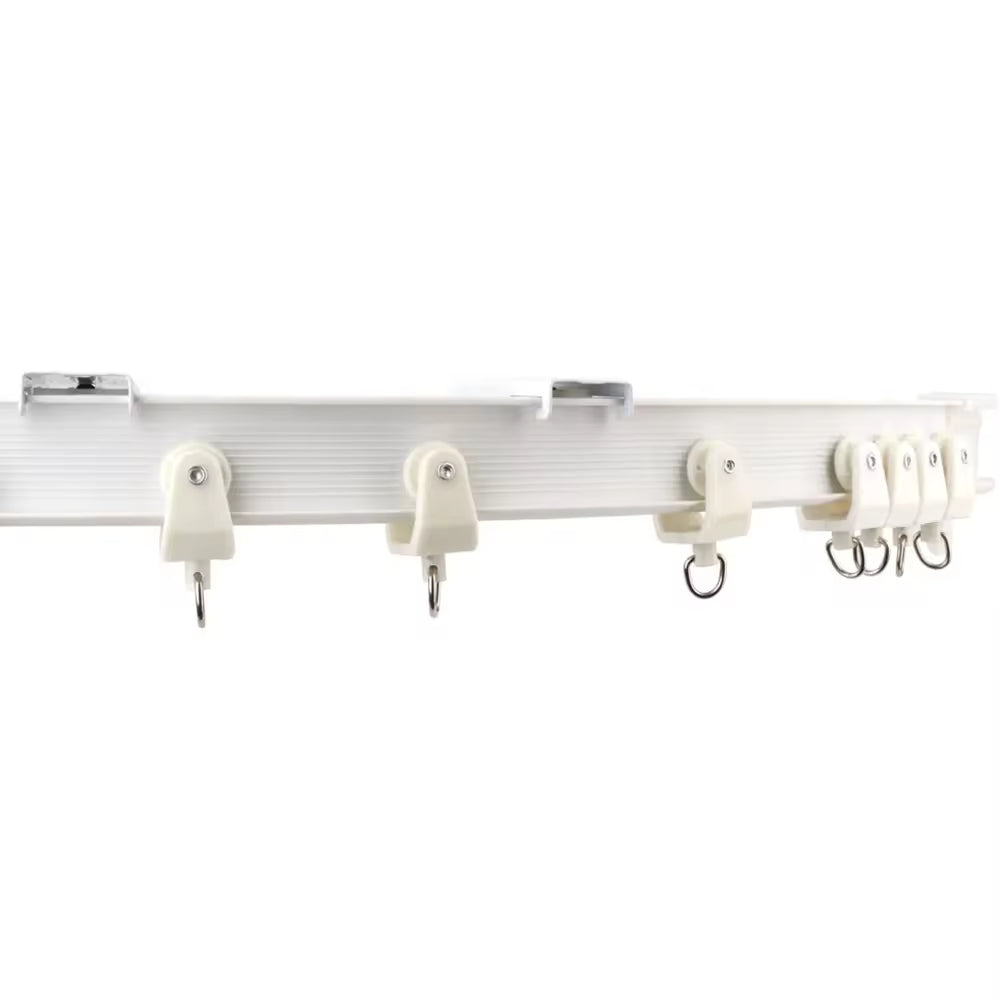 3M PVC Flexible Ceiling Curtain Rail Set | Noise-Free Sliding Design (Home & Commercial Use)
