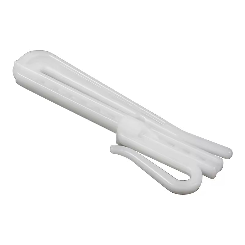 Home Decor Accessories 8cm Plastic Ceilling Hooks Eco-friendly PVC Curtain Pin Hook