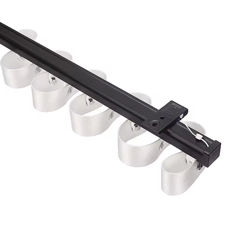Recessed Ripple Wave Curtain Rail Adjustable Room Divider Sliding s Fold Ceiling Curtain Track