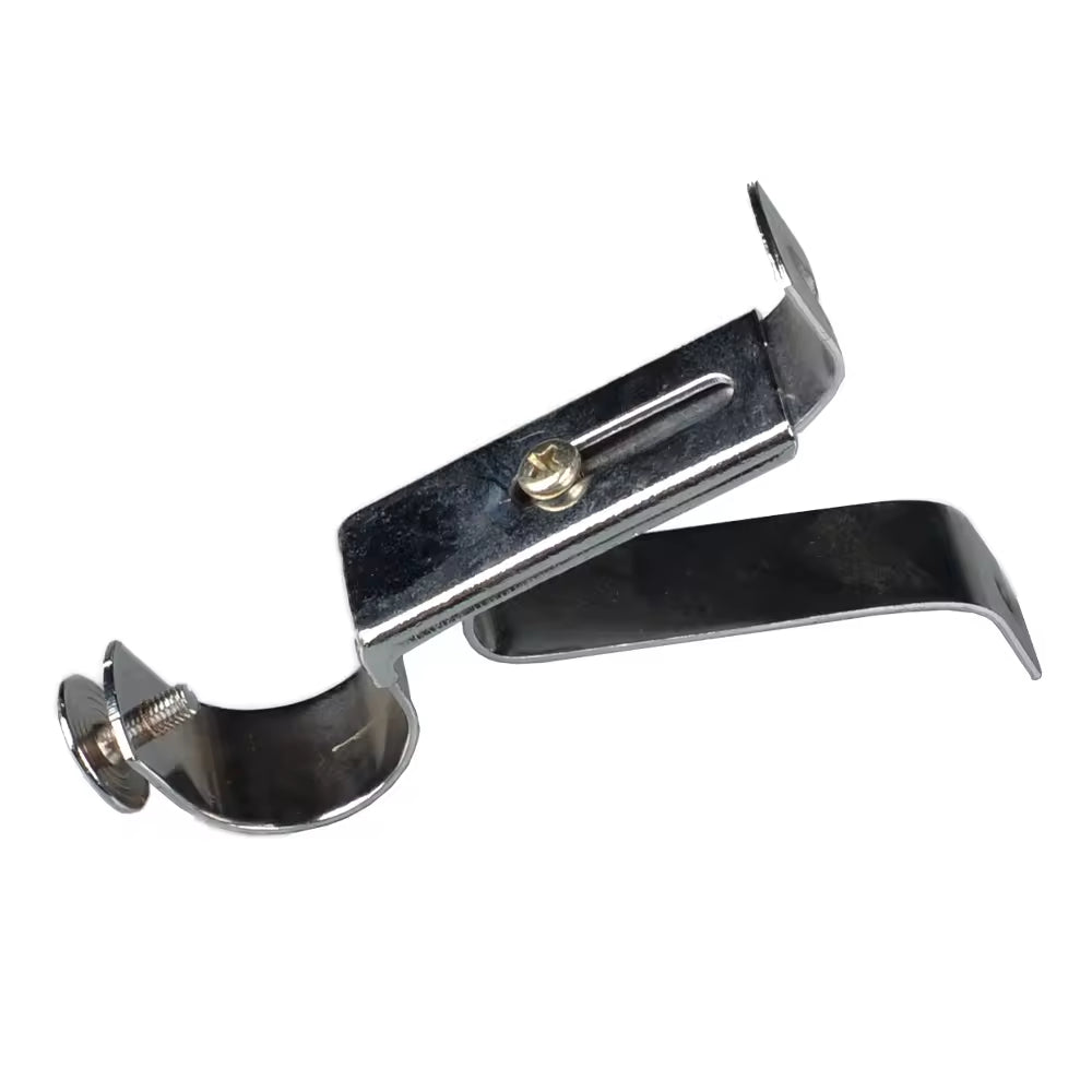 Wholesale Metal 25mm 28mm Curtain Rod Bracket Low Price Single Curtain Pole Bracket