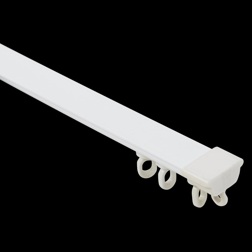 Plastic Curtain Track Ceiling Mounted Double Curtain Rail