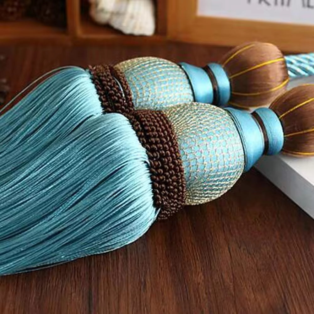 Braided Curtain Tieback for Drape Window Curtain Tassel Tiebacks for Curtains