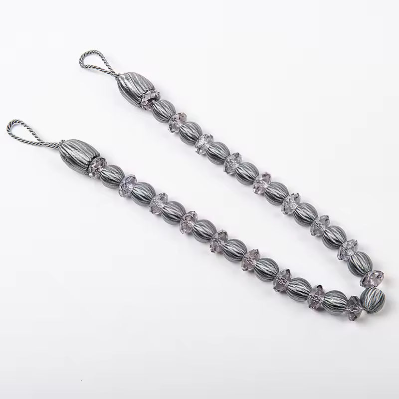 New Style Living Room Decoration 2 Pieces Acrylic Curtain Tie Back Accessories Luxury