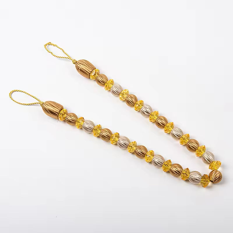New Style Living Room Decoration 2 Pieces Acrylic Curtain Tie Back Accessories Luxury