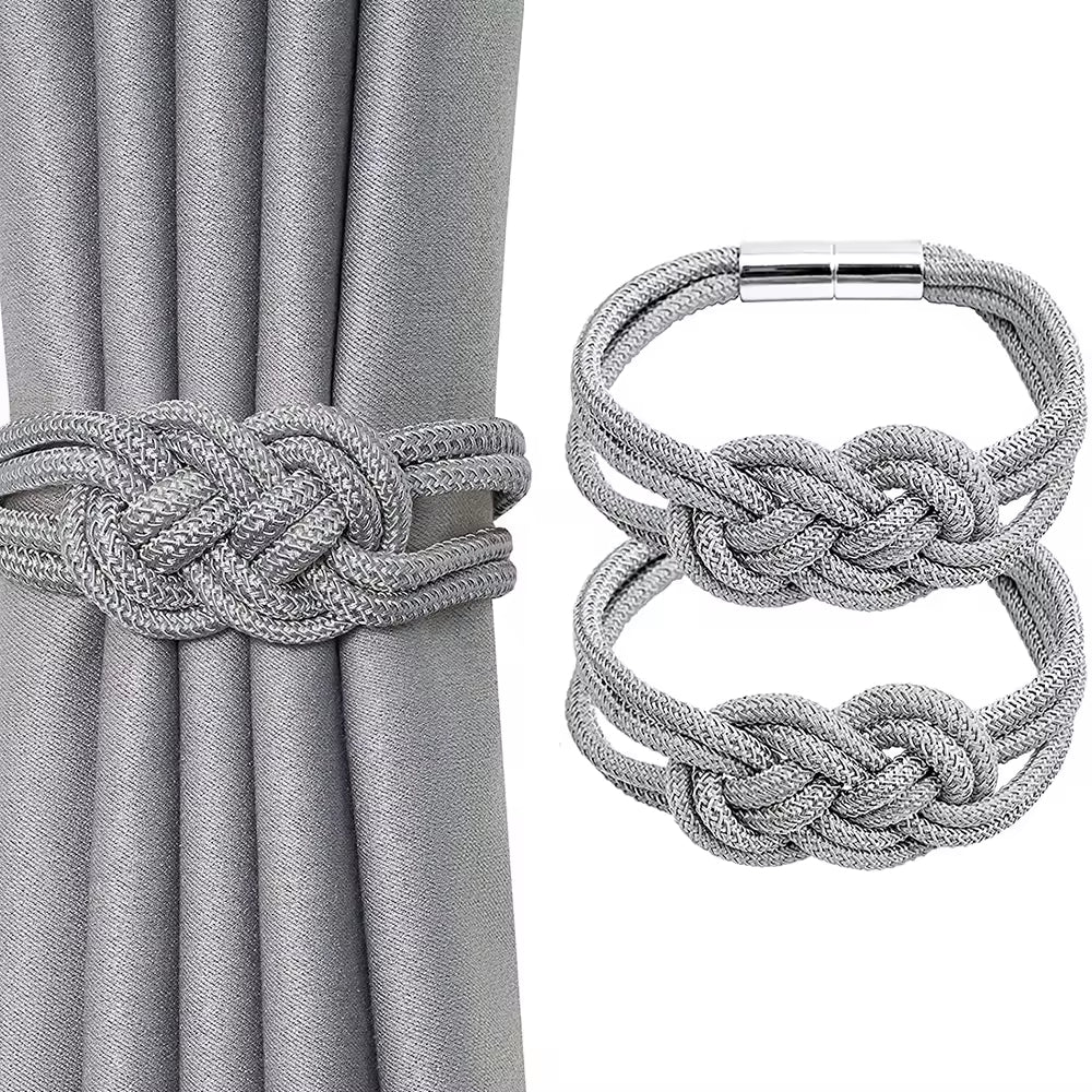 Low Price Home Decorative Rope Magnetic Curtain Holders Holdbacks Tieback