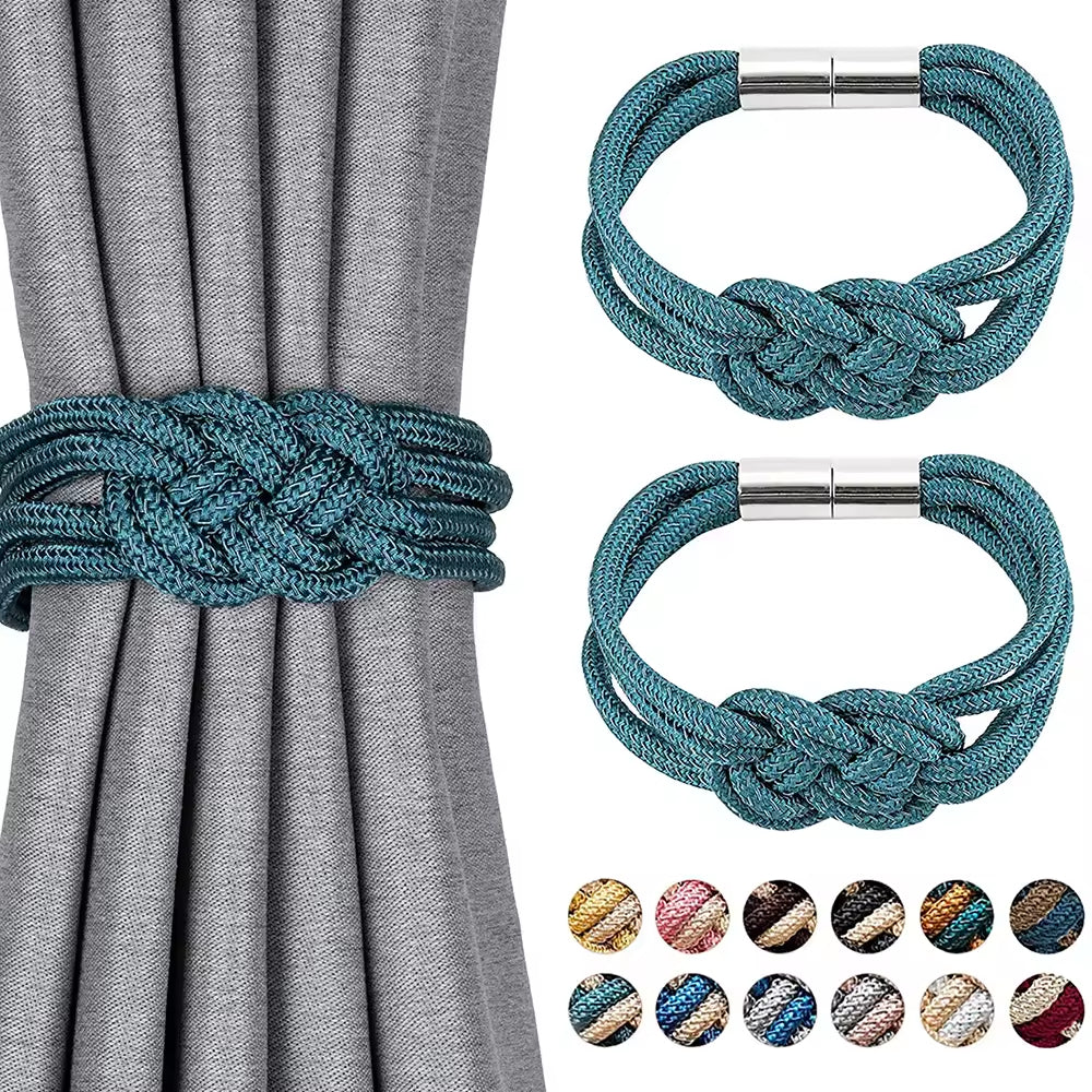 Low Price Home Decorative Rope Magnetic Curtain Holders Holdbacks Tieback