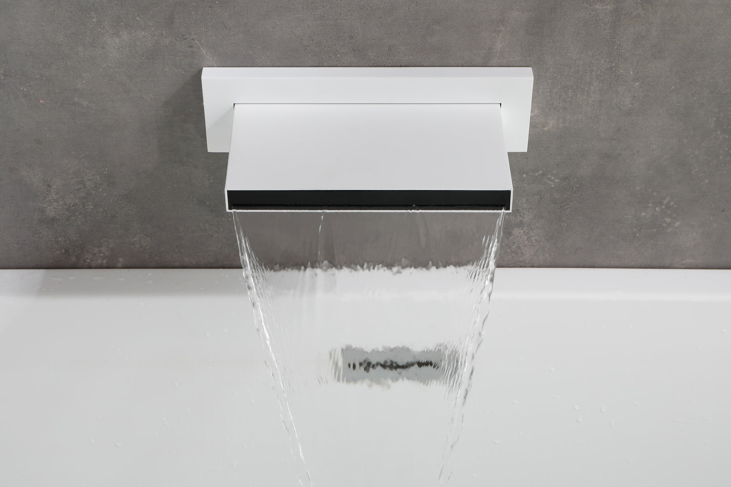 SHOWER Waterfall Waterfall Tub Faucet Wall Mount Tub Filler Spout For Bathroom sink Multiple Uses High Flow Bathtub shower Cascade Waterfall