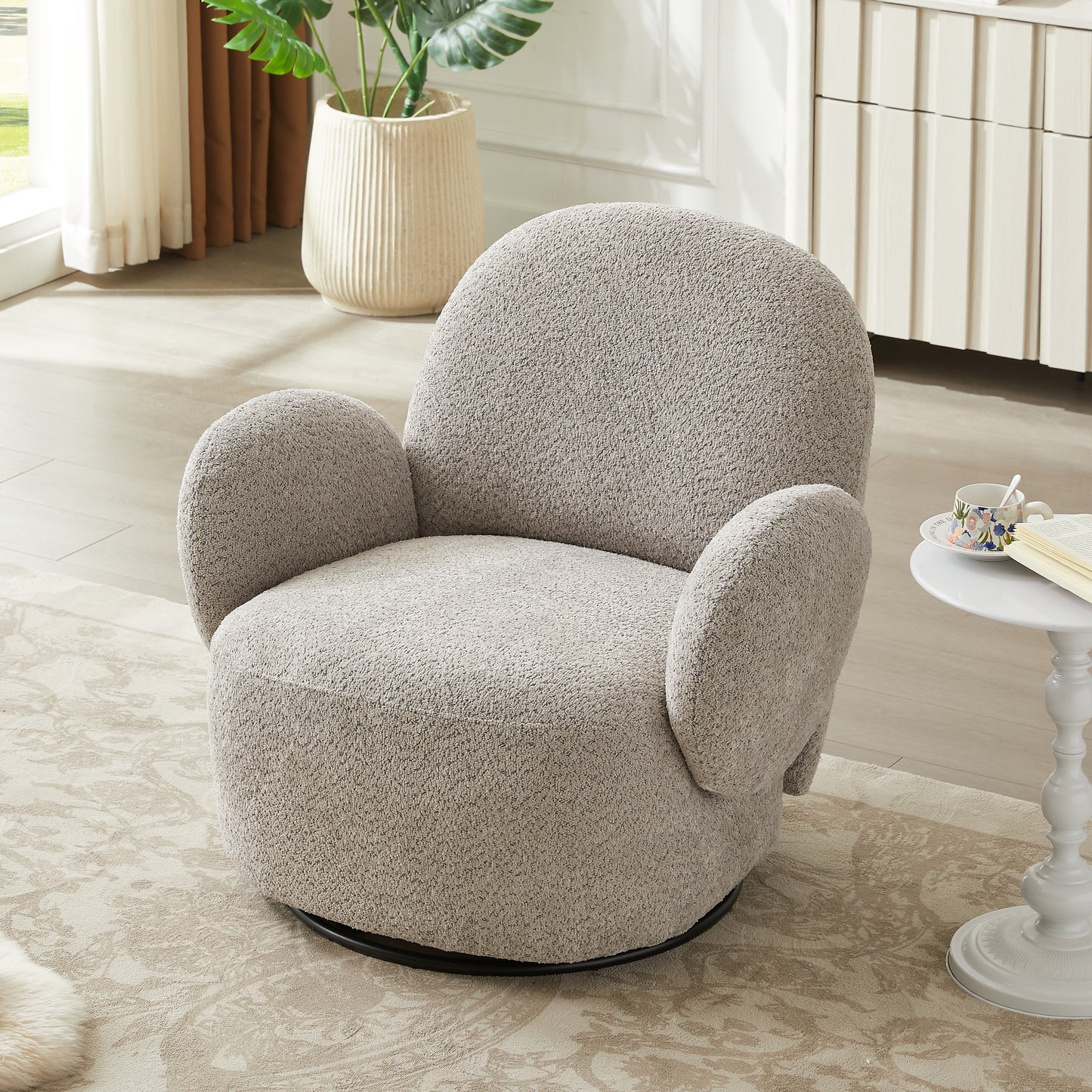 Accent chair for Living room With Swivel Function