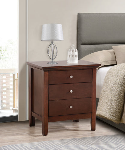 Hammond G5425-N 3 Drawer Nightstand , Cappuccino