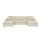 3 - Piece Corduroy Double-Chaise Sectional