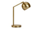 Lighting, 19'h, Table Lamp, Gold Metal, Gold Shade, Contemporary