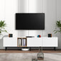 Modern TV Stand for 80'' TV with 3 Doors, Media Console Table, Entertainment Center with Large Storage Cabinet for Living Room, Bedroom