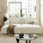 U_Style Corduroy Double Sofa Bed with 2 Pillows, Perfect for Living Rooms, Apartments, Offices
