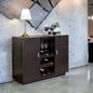 Espresso 2-Door Wine Cabinet
