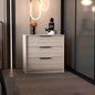 Dresser 27'H, 3 Drawers Dresser, Superior Top, Light Gray