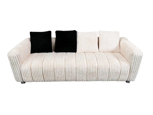 82.68-inch high-end corduroy multi-seat sofa