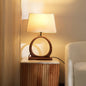 Decorative Table Lamp with Wooden Base For Living Room-Bedroom-Home Decor-Table Decor-15X10X21'