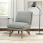 Gray Armless Accent Chair